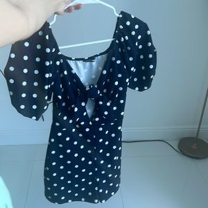 Polka dot romper